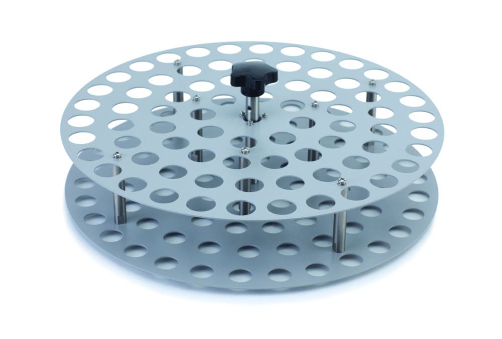 Aufsätze für Digitaler Cel-Gro Gewebekultur Rotator | Beschreibung: Rotatortrommel, 76 x Ø 26 mm, Abmessungen mm: Ø 380 x 73