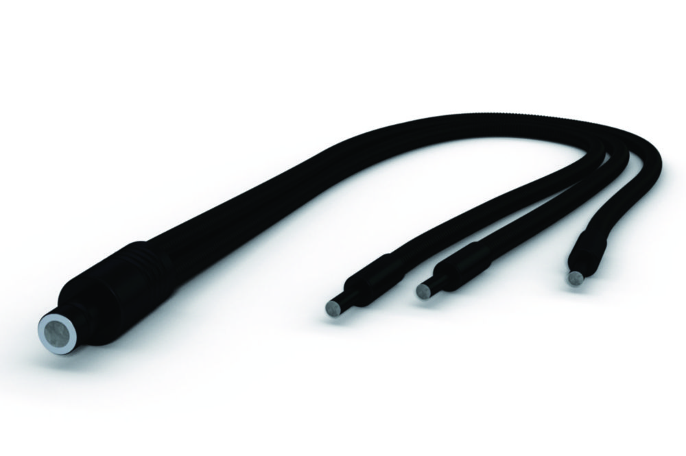 Lichtleiter, flexibel, GLF1 / GLF2 / GLF3 | Typ: GLF3, Beschreibung: 3-armig, Armlänge 1000 mm, Material: Stahlspirale, PVC