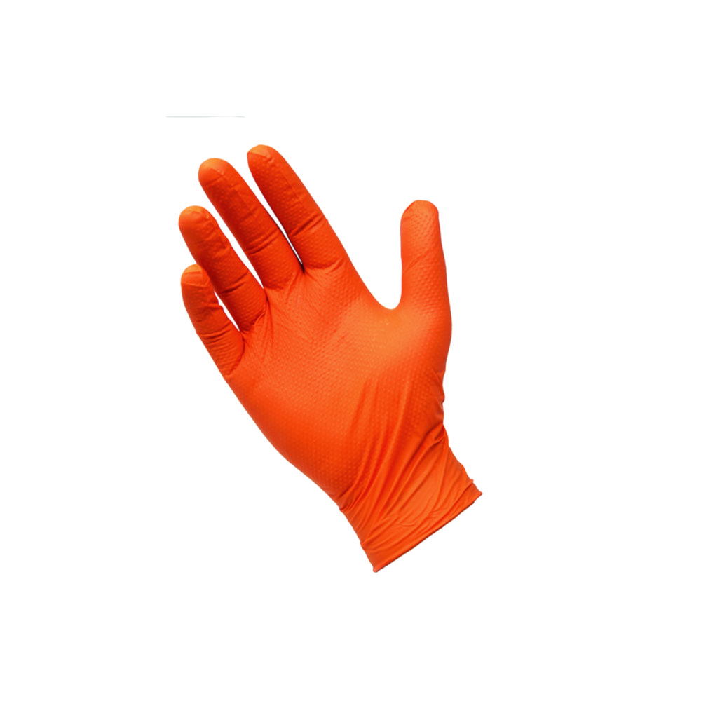 Einmalhandschuhe PRO.TECT Orange HD | Handschuhgröße: M, Länge: 240 mm