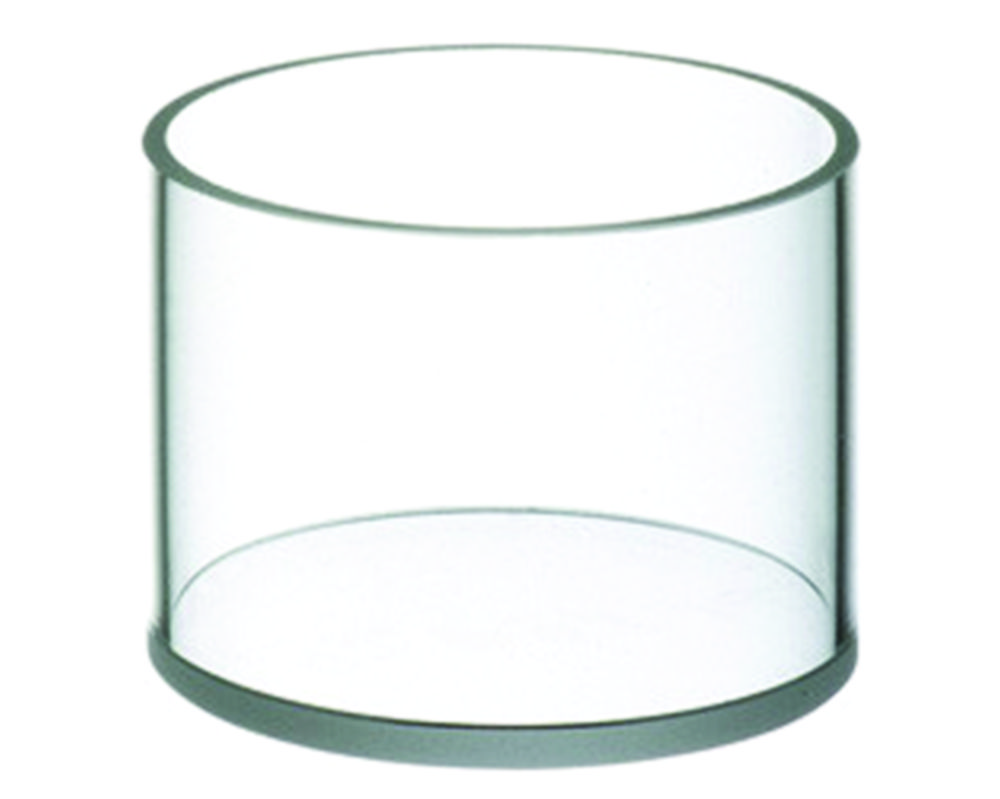 Küvetten für Reflexionsmessungen, Vis-Bereich | Optisches Material: OG, Volumen µl: 73000, Abmessungen außen (H x Ø) mm: 40,5 x 60