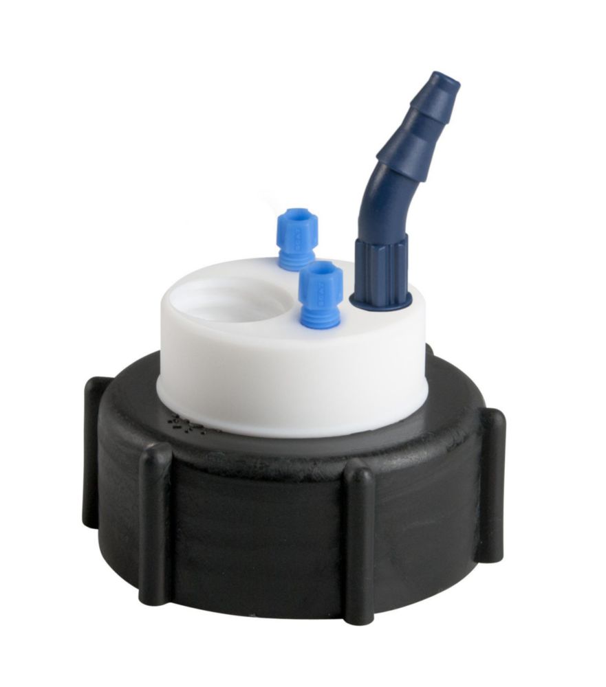 Safety Waste Caps, S 51 | Gewinde: S 51, Kapillaranschlüsse: 2, Schlauchanschlüsse: 1