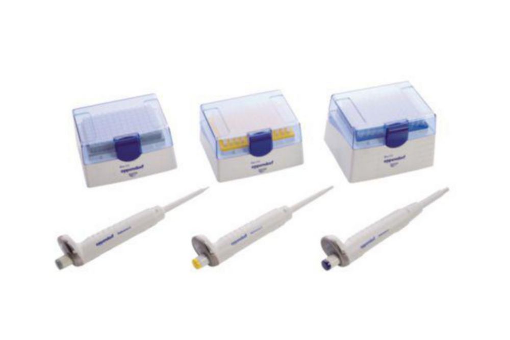 Einkanal-Pipette epReference® 2 (General Lab Product), 3er-Pack | Beschreibung: Option 1: 0,5-10 µl, 10-100 µl, 100-1000 µl
