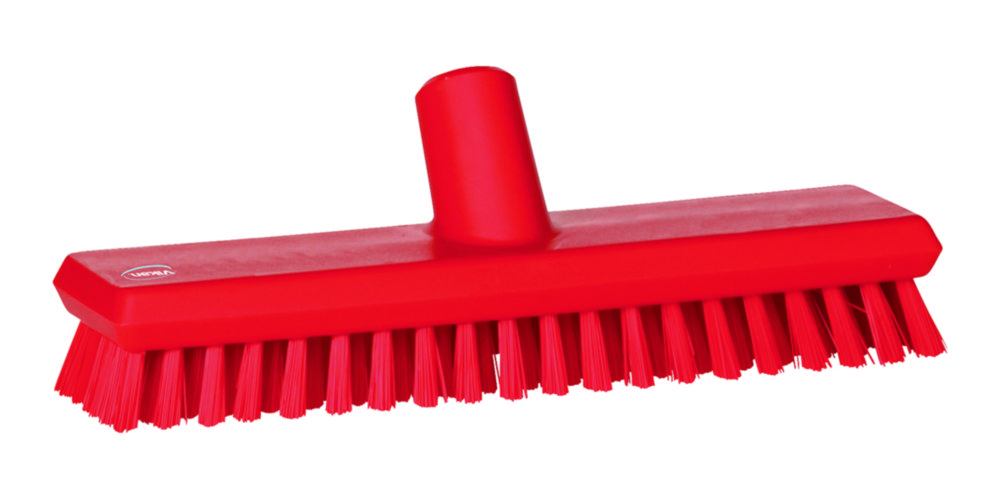 Schrubber mit Wasserdurchlauf, PP, extra hart | Länge Borsten mm: 24, Gesamtlänge mm: 270, Breite mm: 75