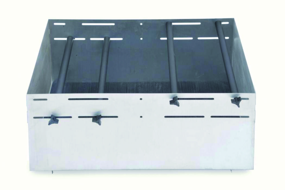 Einstellbare Plattformen, Edelstahl | Beschreibung: Rollstange für Analoge/Digitale 16 kg und 23 kg Schüttler