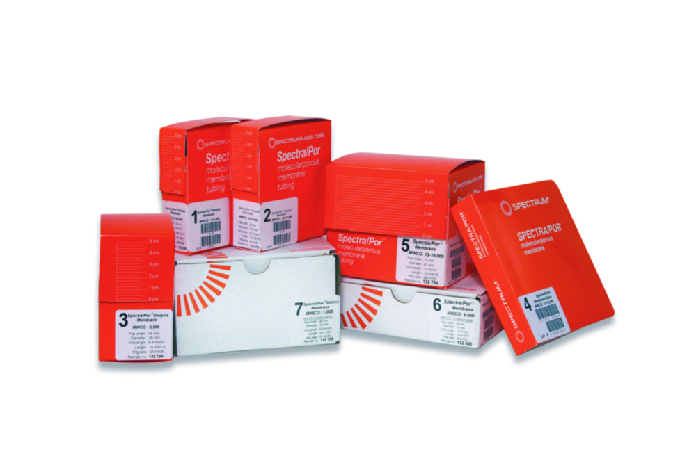 Vorbehandelte RC Dialysemembranen Spectra Por®7