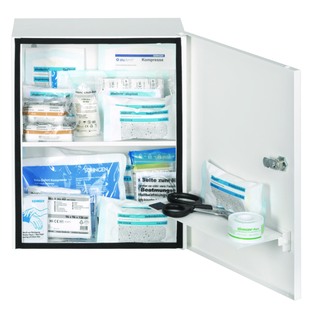Verbandschrank HEIDELBERG | Breite mm: 302, Tiefe mm: 140, Höhe mm: 362