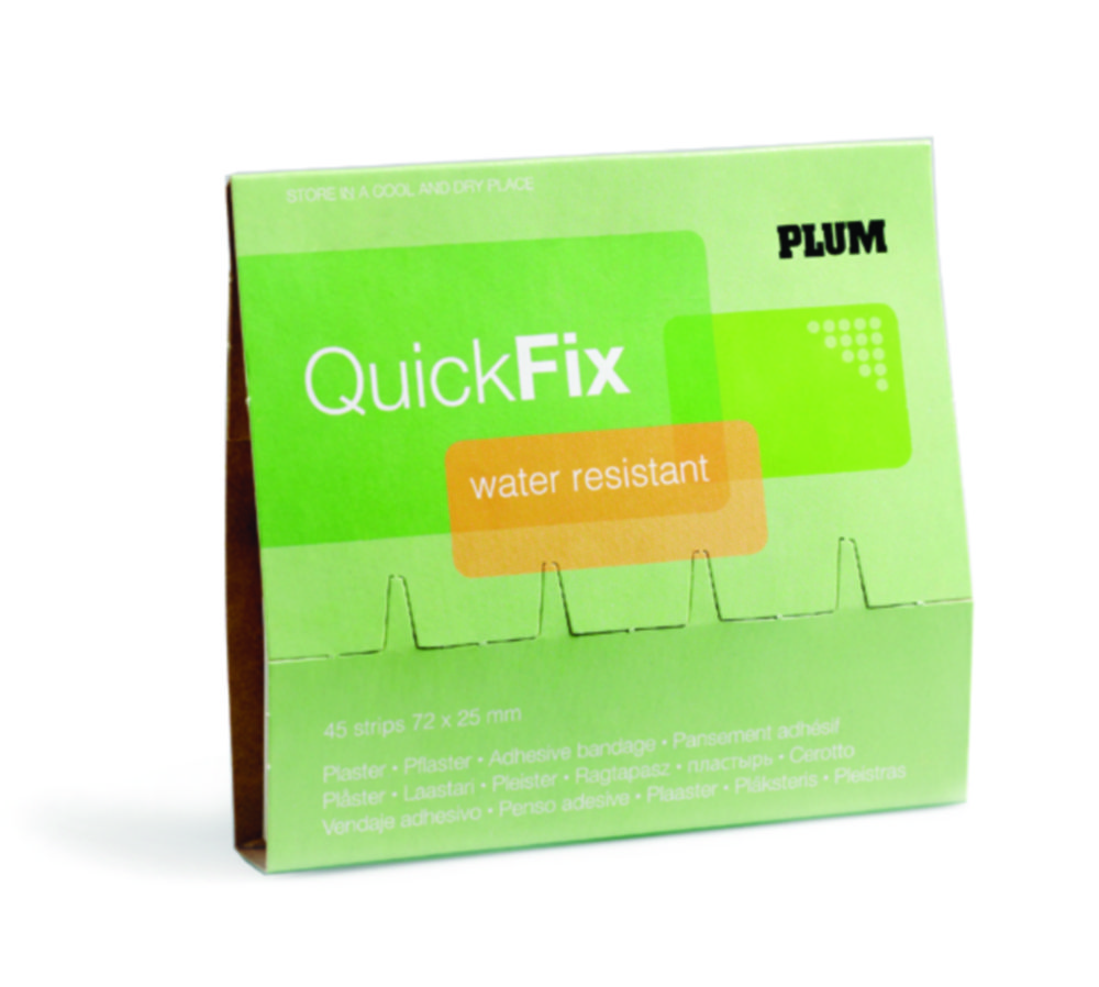 Pflasterspender QuickFix | Beschreibung: Nachfüllpackung QuickFix mit 45 wasserfesten Pflasterstrips