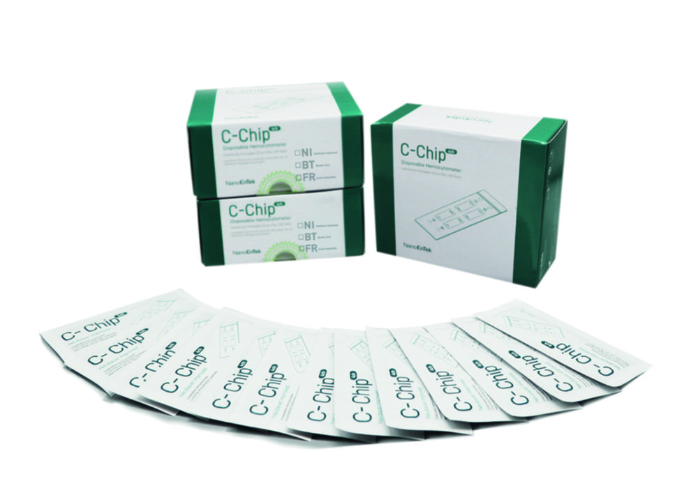 Zählkammern C-Chip, vier Kammern