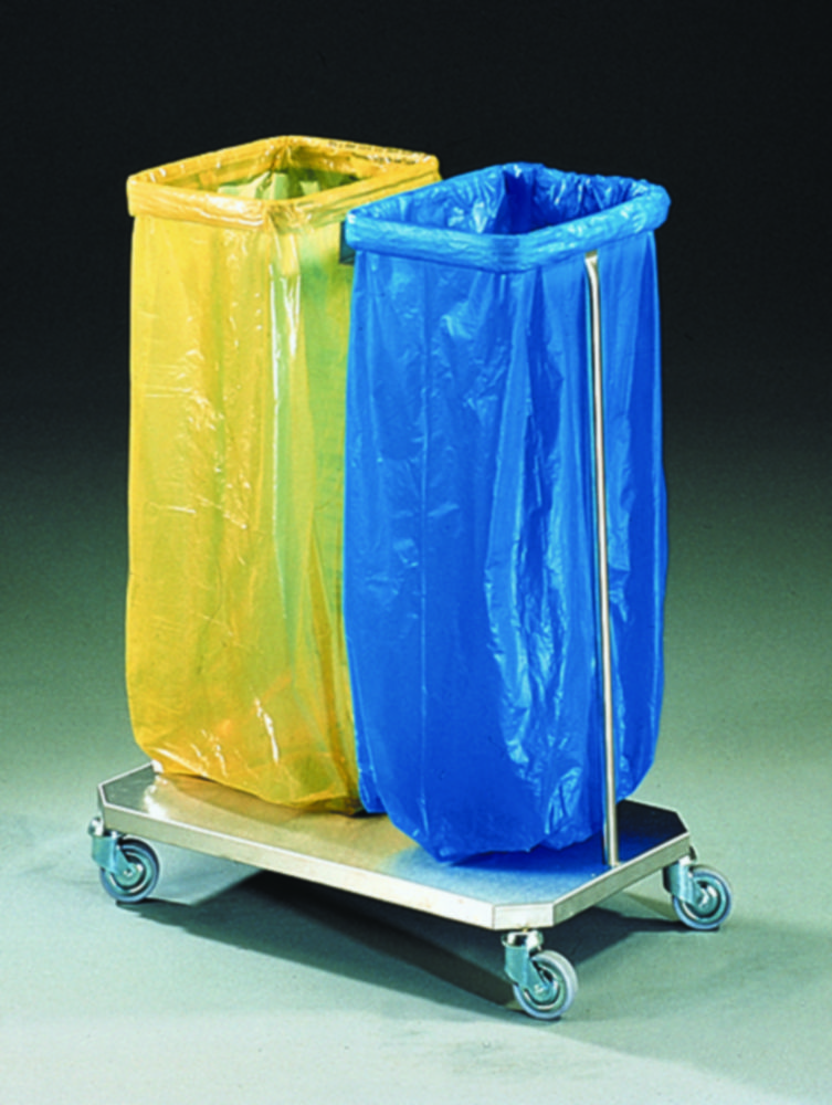 Sammler Wäsche/Abfallsäcke SWA-1 Edelstahl mit 1 Haltering