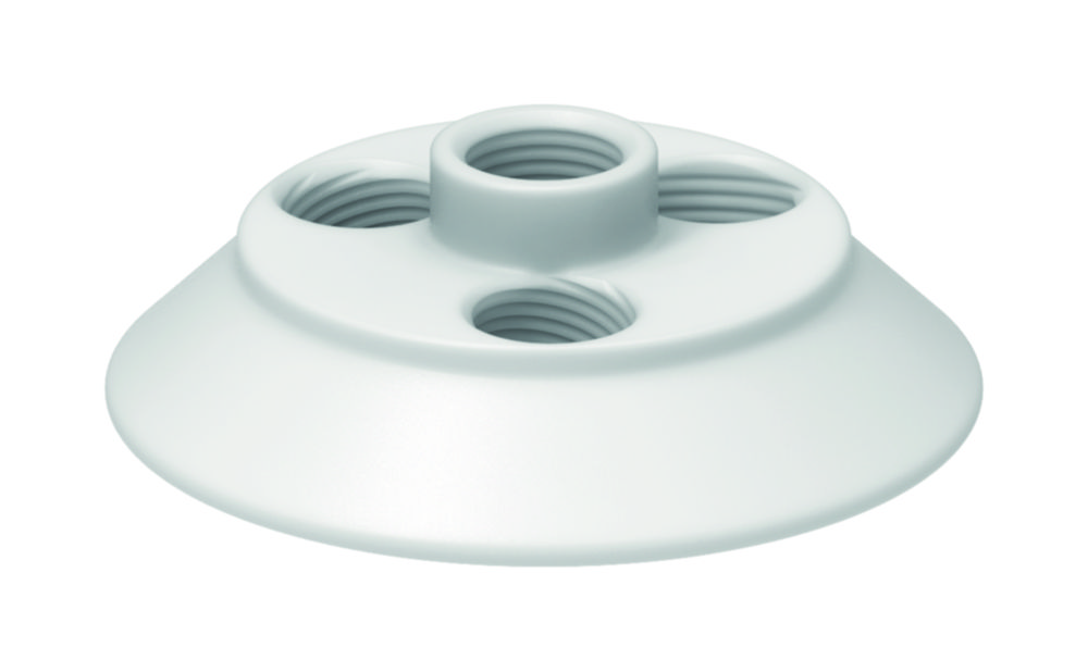 Planflansch-Deckel, PTFE, DN 60, Typ 2