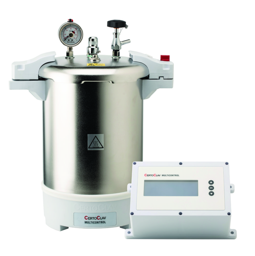 Laborautoklaven CertoClav MultiControl 2 | Typ: MultiControl 2, Inhalt l: 18, Arbeitstemp.Bereich °C: 20 ... 140