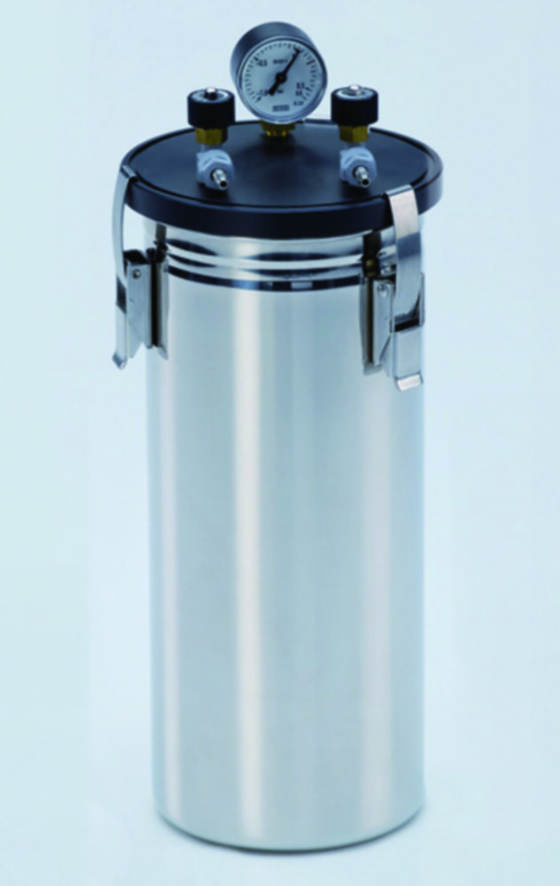 Anaerobengefäße aus Edelstahl | Typ: standard*, Für Petrischalen Stück: 15 (60-100 mm Ø), Volumen l: 3