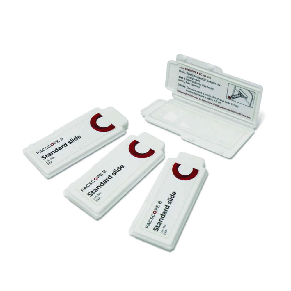 Standard-Slide IQ/OQ-Paket für automatisierten Zellzähler FACSCOPE® B