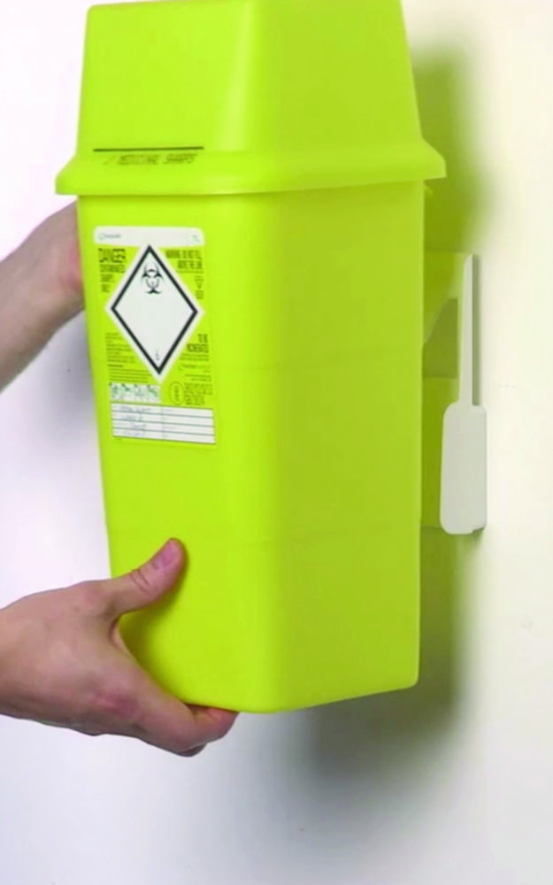 Zubehör für SHARPSAFE® | Beschreibung: Standfuss für 4 l und 7 l Entsorgungsbehälter SHARPSAFE®