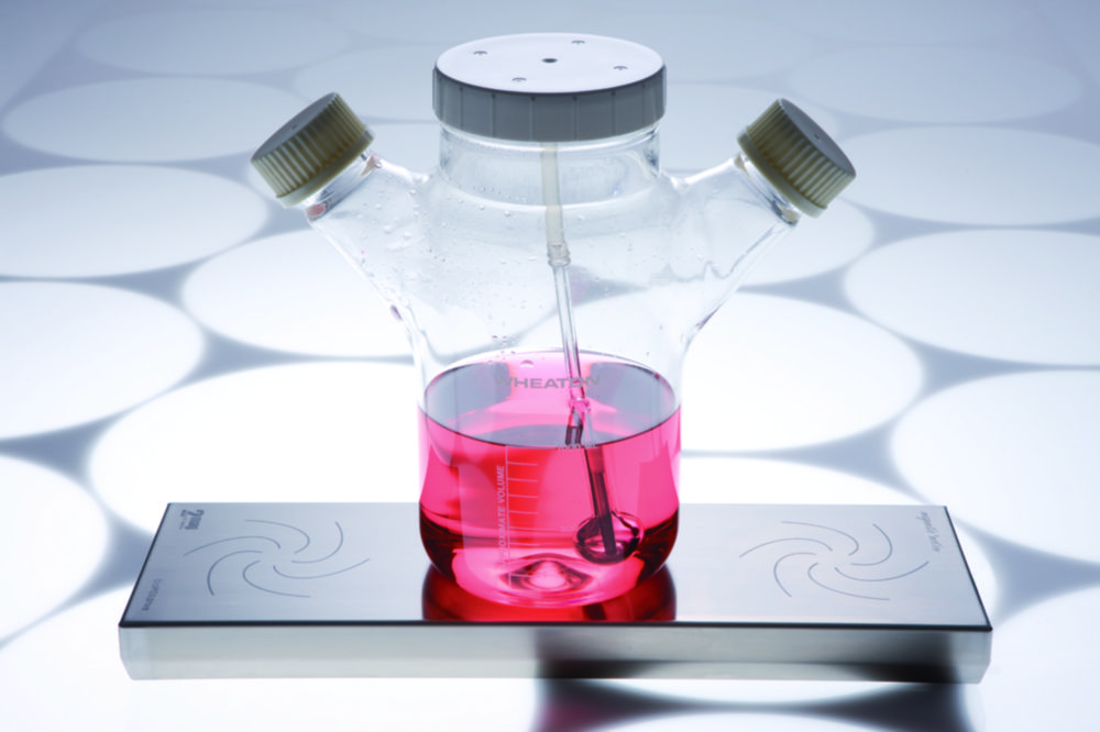 Magnetrührer für Zellkulturen bioMIXdrive 1/2/3/4, für externe Steuerung | Typ: bioMIXdrive 3, Anzahl Rührstellen: 3