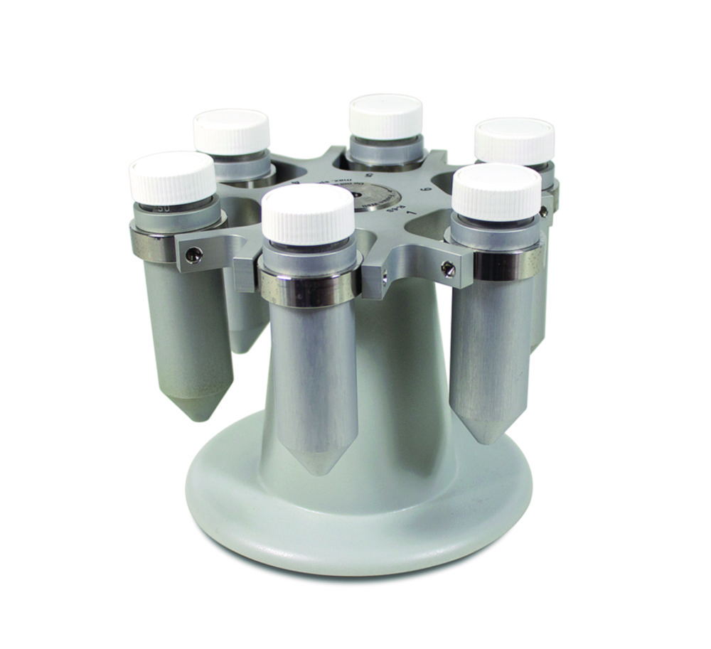 Ausschwingrotor Ri-6 für Tischzentrifuge LMC-56 | Typ: Ri-6, Für Gefäße: 6 x 50 ml, konisch, Falcon®, Max. Ø Gefäße: 29 mm
