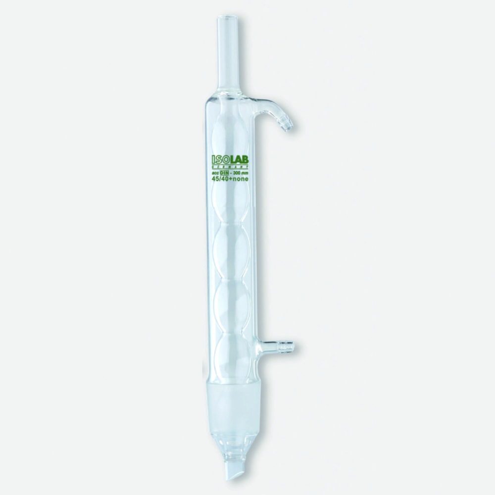 Allihn Kühler für Soxhlet, mit Glasoliven