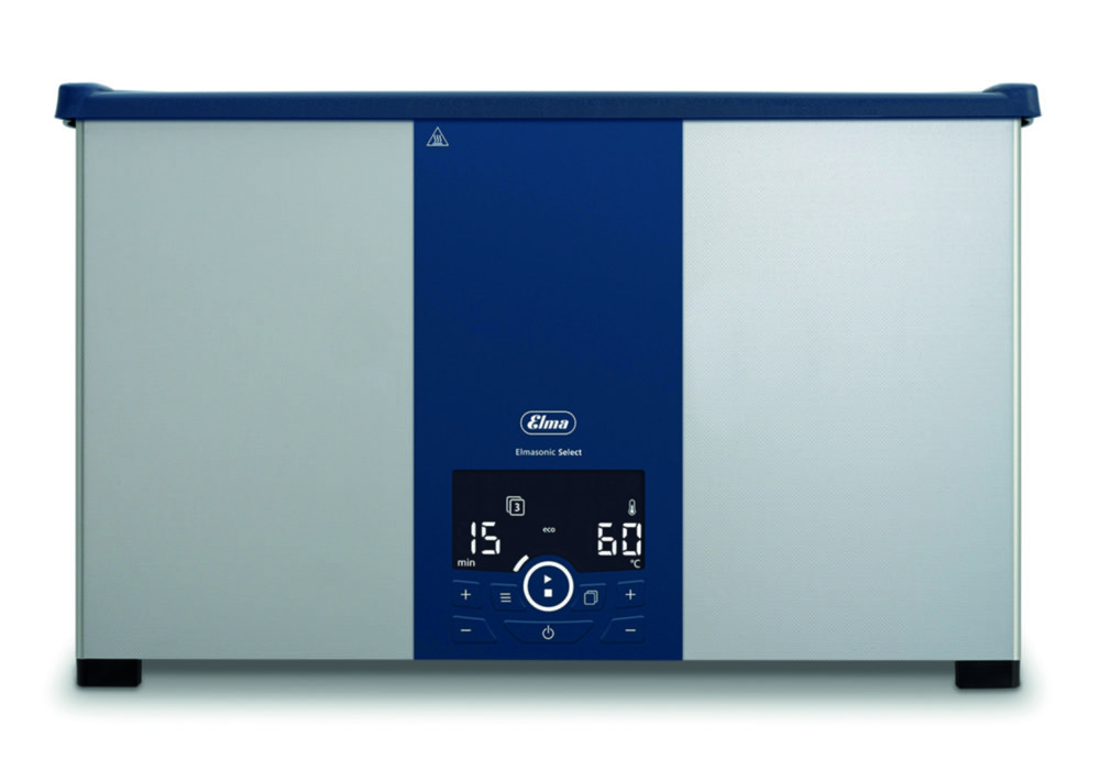 Ultraschallgeräte Elmasonic Select, mit Kunststoffdeckel | Typ: Select 300, Nennvolumen: 27.5 l, Temperatur: 25 ... 80 °C