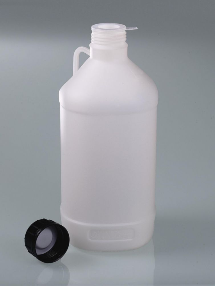 Flaschen mit Schraubverschluss, HDPE, mit UN-Zulassung | Nennvolumen: 2500 ml