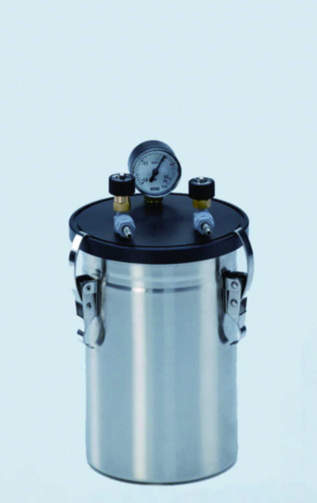 Anaerobengefäße aus Edelstahl | Typ: standard*, Für Petrischalen Stück: 15 (60-100 mm Ø), Volumen l: 3