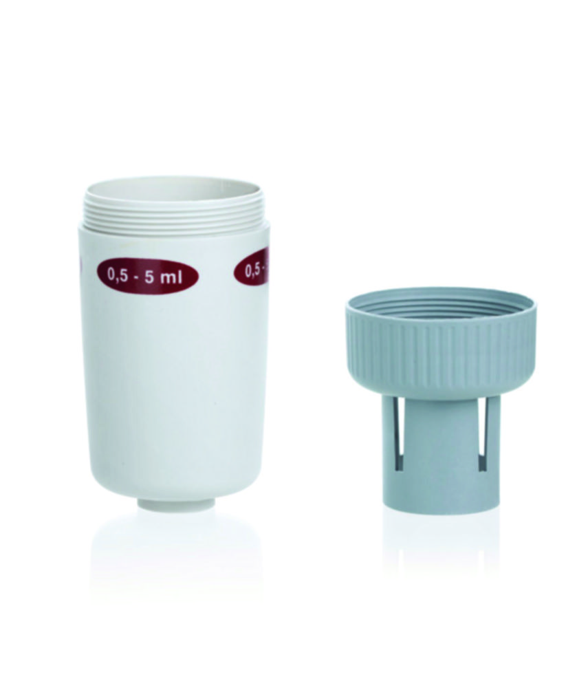 Abwerferoberteil/-unterteil 0,5 - 5 ml, für Transferpette® S, Digital