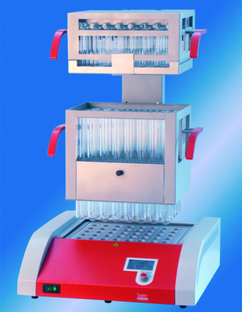 Mikro Kjeldahl-Blockaufschlusssysteme  K16, K 24 und K 40 | Typ: K 16, Beschreibung: mit 16 Probenplätzen, für Aufschlussgläser mit einem Volumen von 100 ml