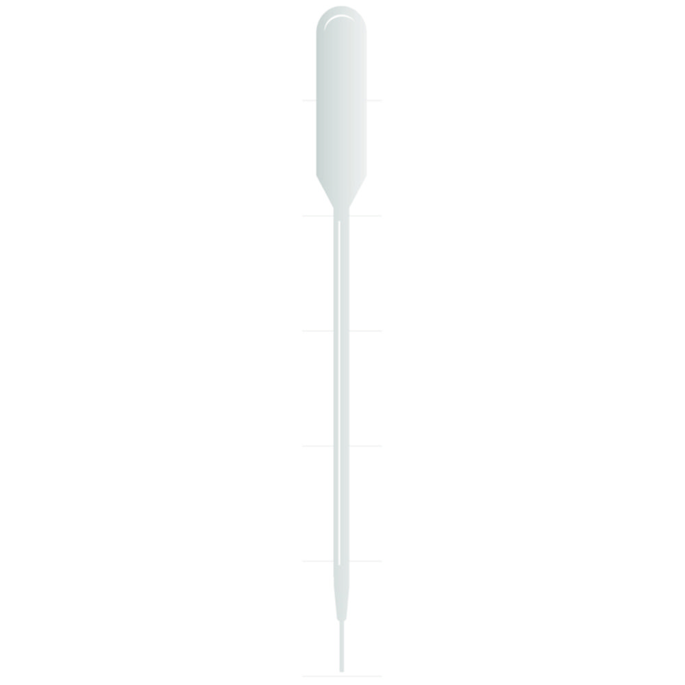 Pipetten Samco™, PE, mit feiner Spitze | Nennvolumen: 5.8 ml, Saugvolumen: 3.3 ml, Länge: 147 mm