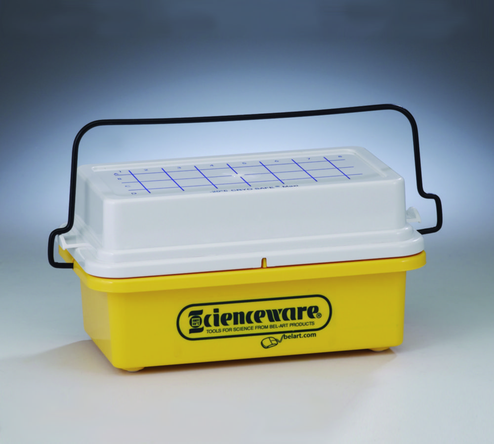Kühltransportbox, Cryo-Safe™ | Für Röhrchen ml: 15 ml, Abmessungen (L x B x H) mm: 197 x 140 x 190, Anzahl Stellplätze: 12
