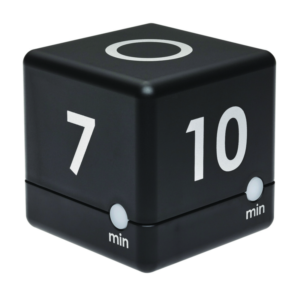 Kurzzeitwecker CUBE TIMER, schwarz