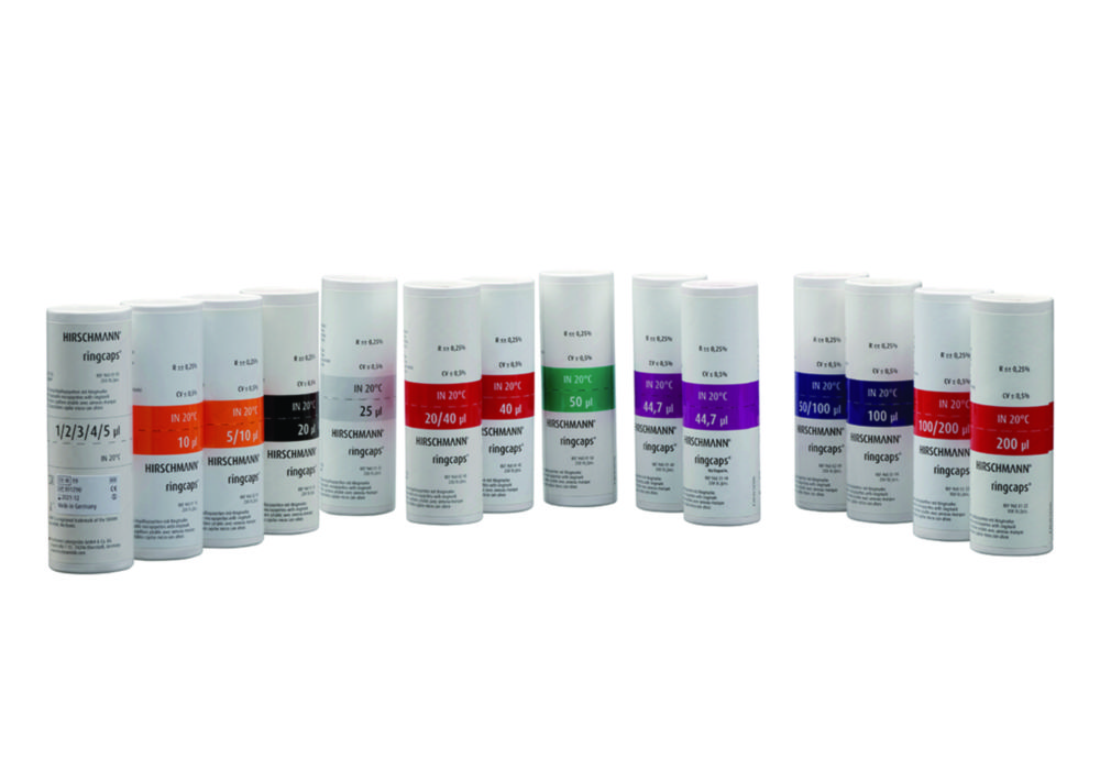 Mikro-Einmalpipetten ringcaps® NA-hep