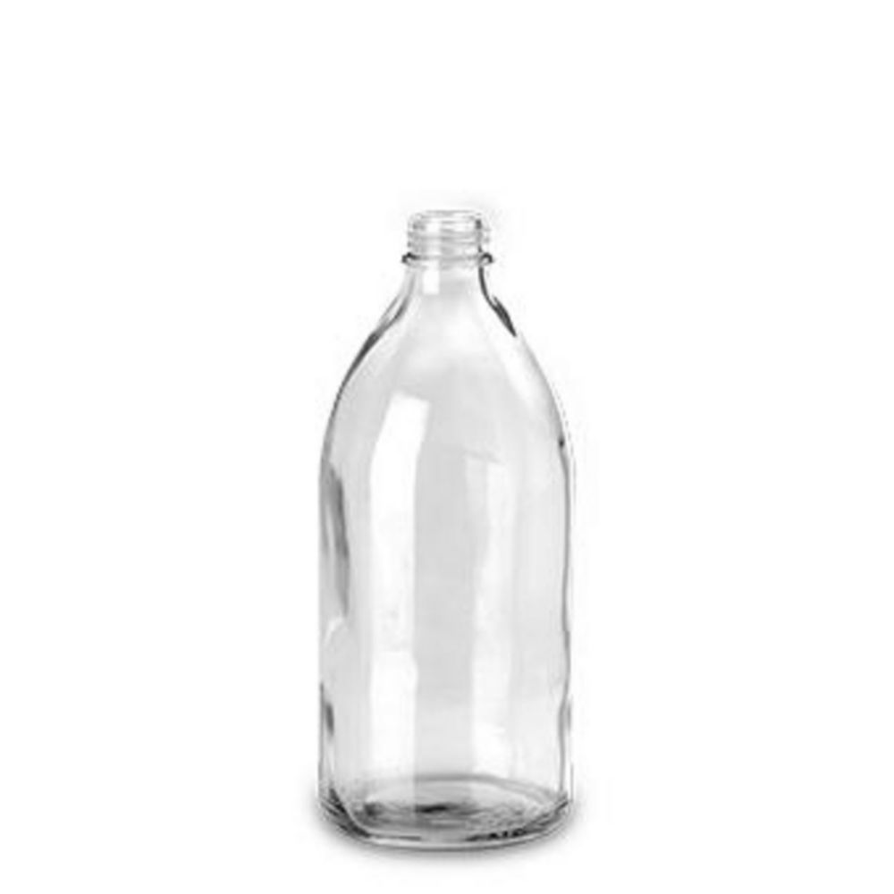 Enghalsflaschen, Kalk-Soda Glas, klar | Nennvolumen: 500 ml