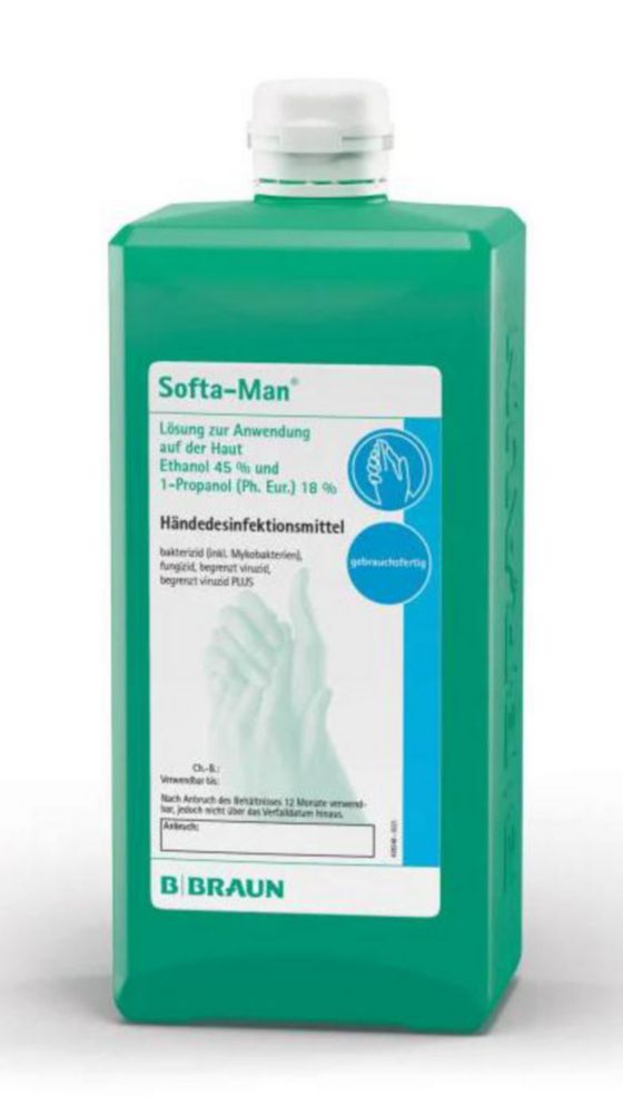 Händedesinfektion Softa-Man® | Inhalt: 1000 ml, Produktart: Lösung, Verpackungsart: Flasche