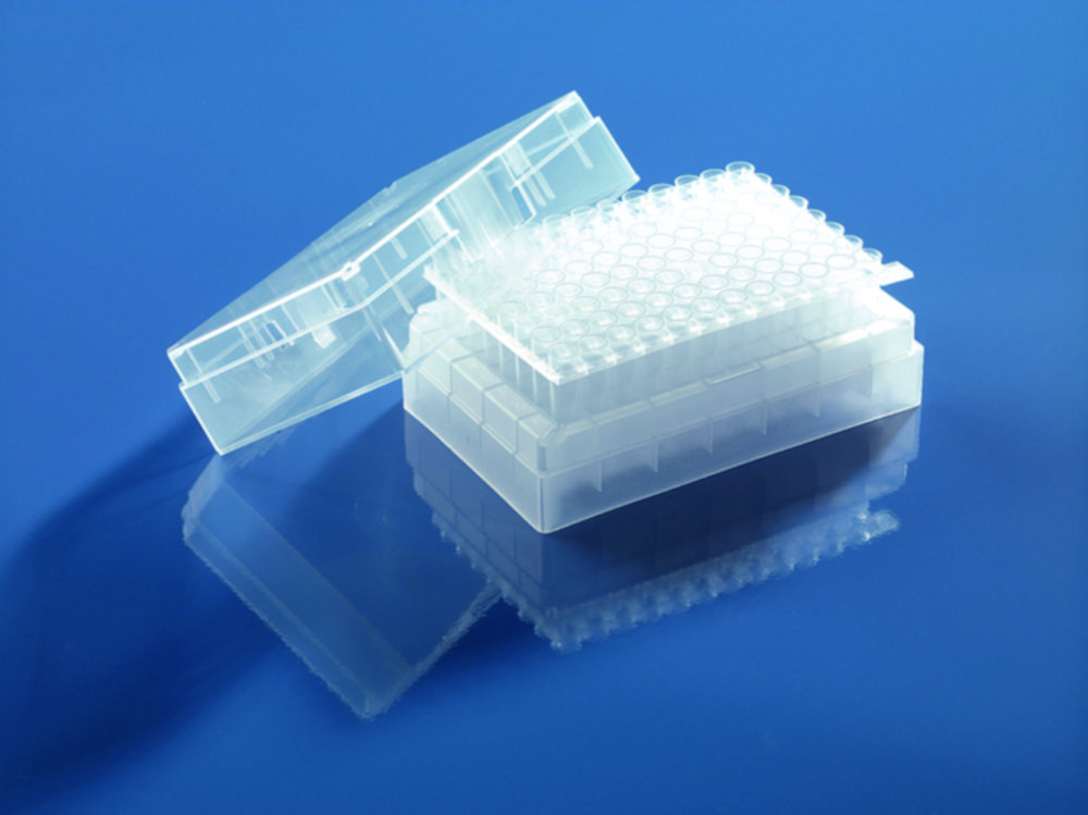 96-Röhrchen-Rack, für den Einsatz in Robotersystemen | Nennvolumen: 0.65 ml