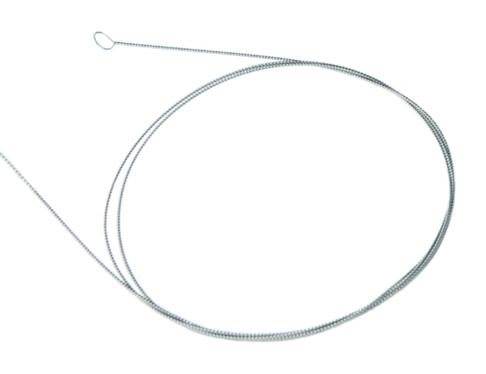 Schlauchbürsten, Edelstahl | Ø: 6.5 mm, Gesamtlänge: 1450 mm, Material Stiel: Edelstahl