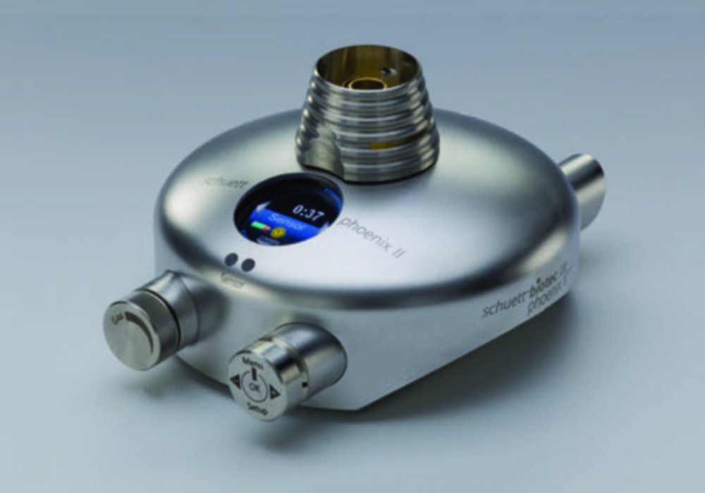 Sicherheits-Bunsenbrenner, schuett phoenix II | Typ: schuett phoenix II accu, Breite mm: 128, Tiefe mm: 160