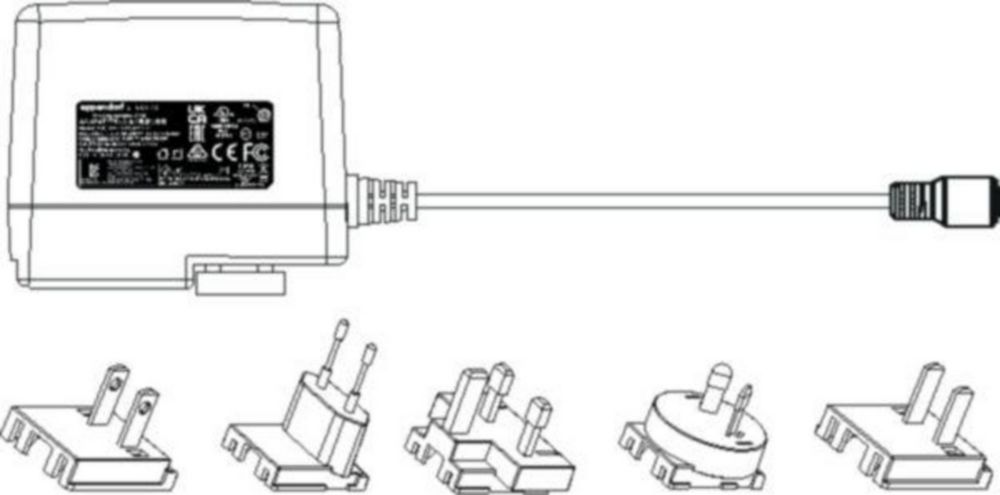 Zubehör für Pipettenständer | Beschreibung: Steckernetzteil für Ladekarussell 2, mit magnetischer Netzanschlussbuchse