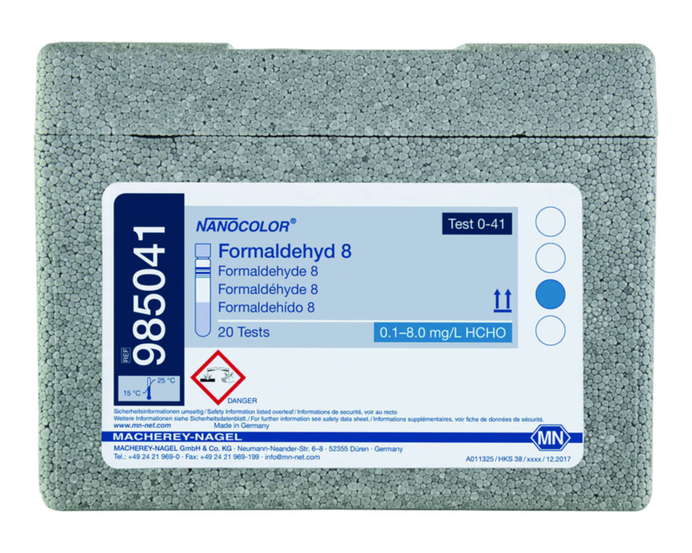 Rundküvettentests NANOCOLOR® Formaldehyd