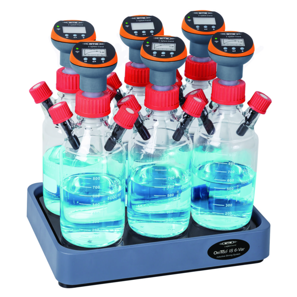 BSB Messsystem OxiTop®-IDS zur Biogasbestimmung/Mikrobiologie | Typ: OxiTop®-IDS AN6