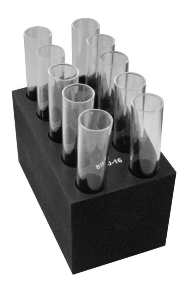 Wechselblöcke für Blockthermostat CH3-150 Combitherm-2 | Für Röhrchen: 16 mm, Anzahl Wells: 10, Tiefe mm: 56