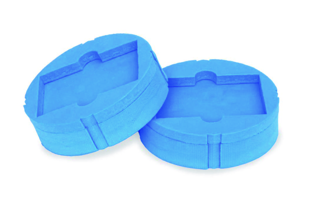 Schaumeinsätze für Mini Vortex Mixer | Beschreibung: Röhrchenhalter-Kit (je 1 x 9-13 mm, 14-19 mm, 20-25 mm, ohne Bohrung, Einsatzhalterung und 2 x Gurte)