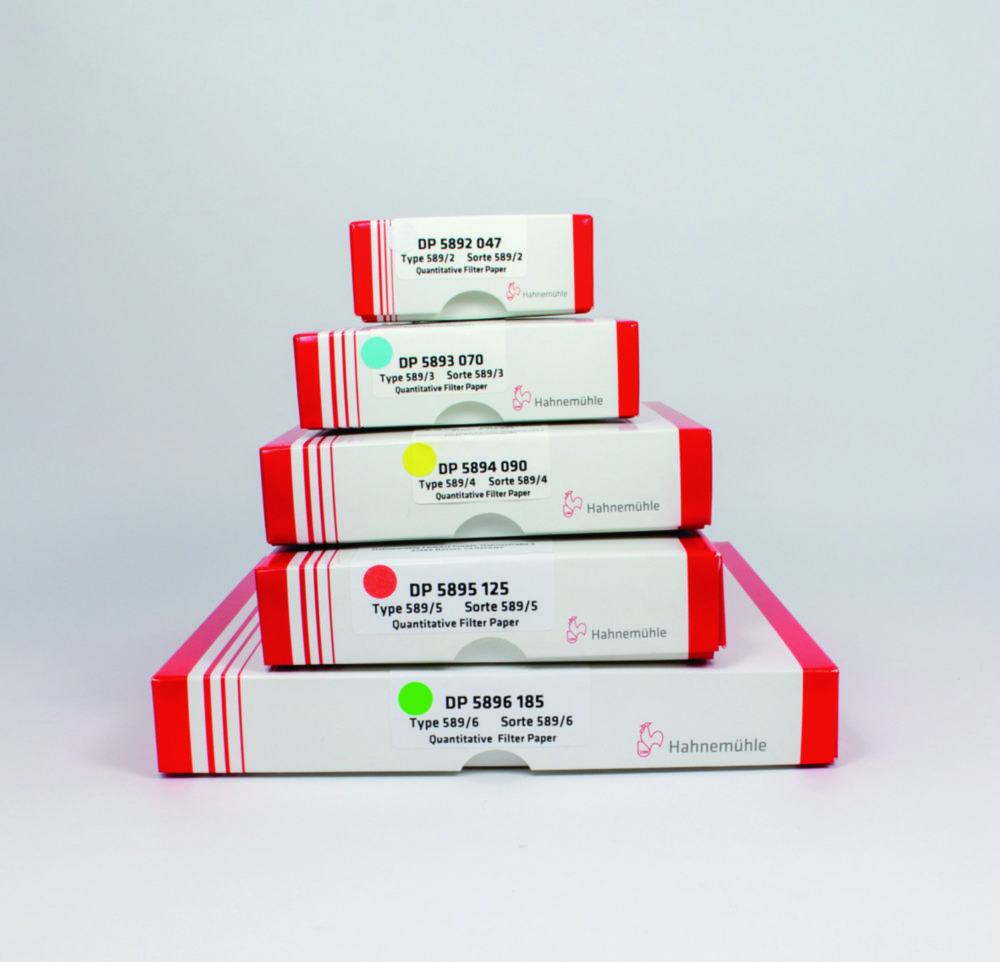 Filtrierpapiere, quantitativ, Rundfilter, 589/3