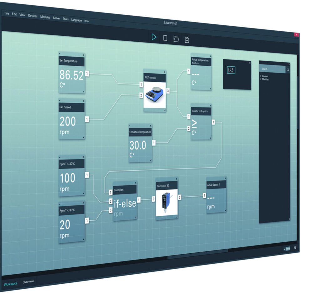 Laborgerätesoftware Labworldsoft® 6 Pro
