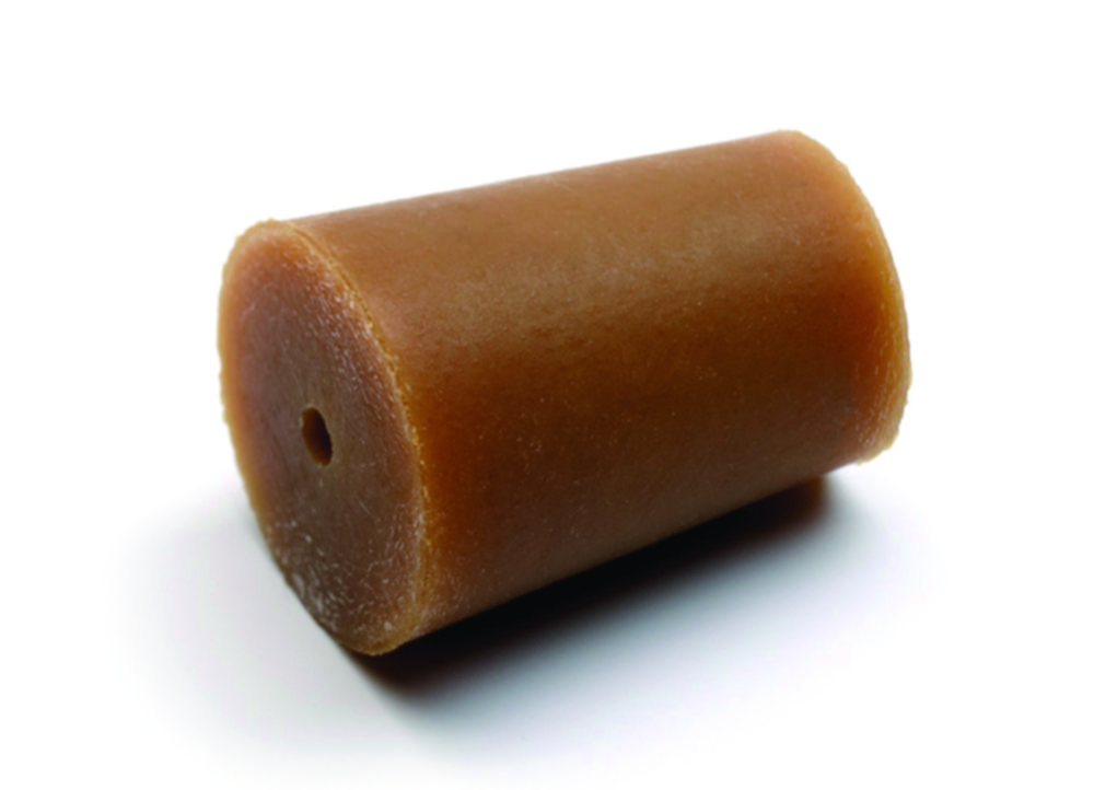Zubehör für Butyrometer | Beschreibung: Einfachkonischer Gummistopfen, gross, 30 x 17,5/22 mm, ohne Loch, für Butyrometer mit zwei Öffnungen