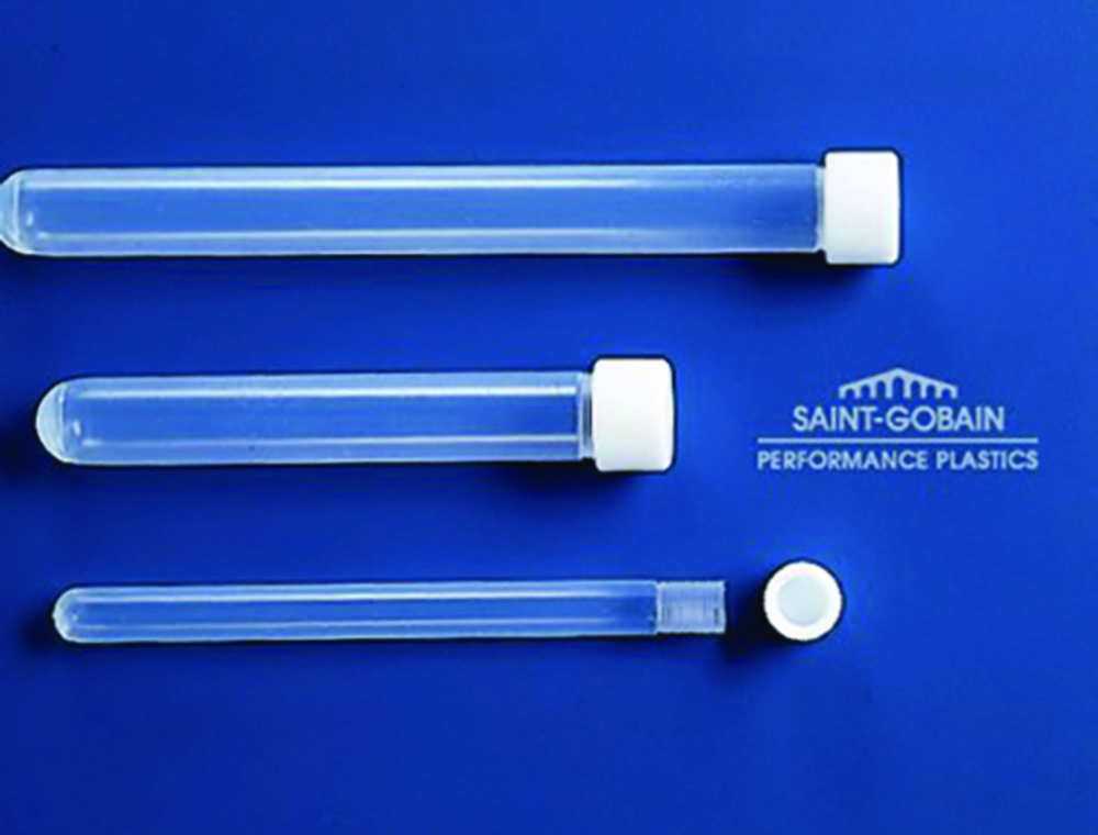 Reagenzglas, PFA | Beschreibung: mit Stopfen, Volumen ml: 20, Ø innen mm: 14