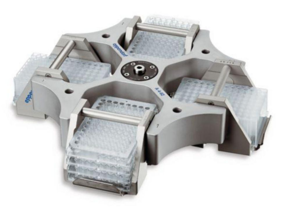 Ausschwingrotor A-4-62-MTP für Zentrifugen 5810/5810 R, inkl. 4 Mikrotiterplatten-Gehängen | Typ: A-4-62-MTP