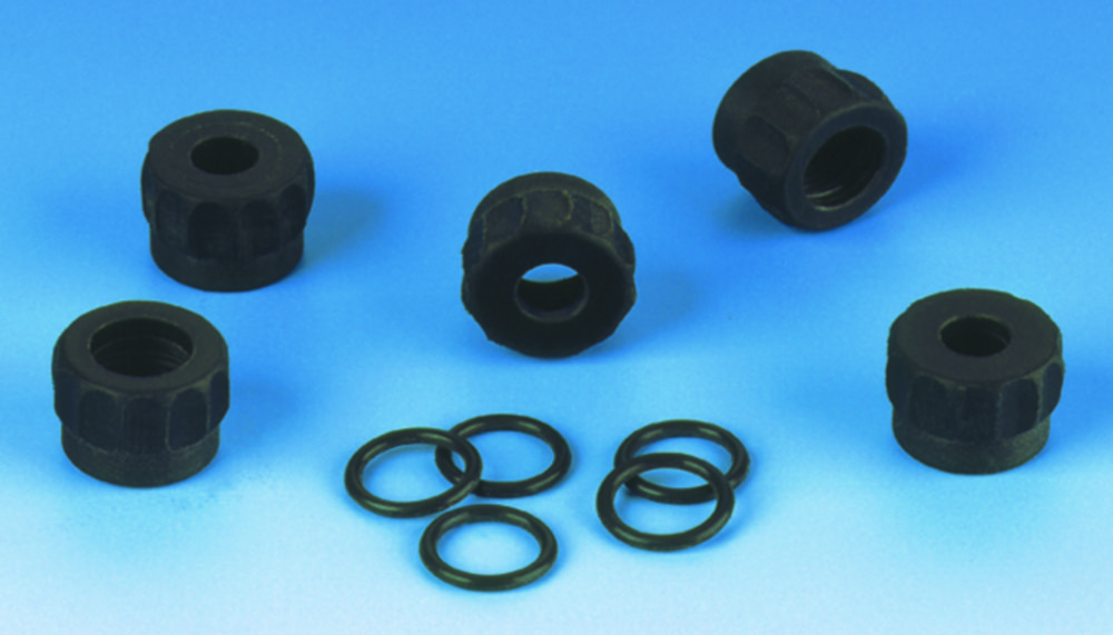 Ersatzteile und Zubehör zum HPLC-Flaschenverteiler | Beschreibung: Verschlussdichtungen, Pack à 10 St.