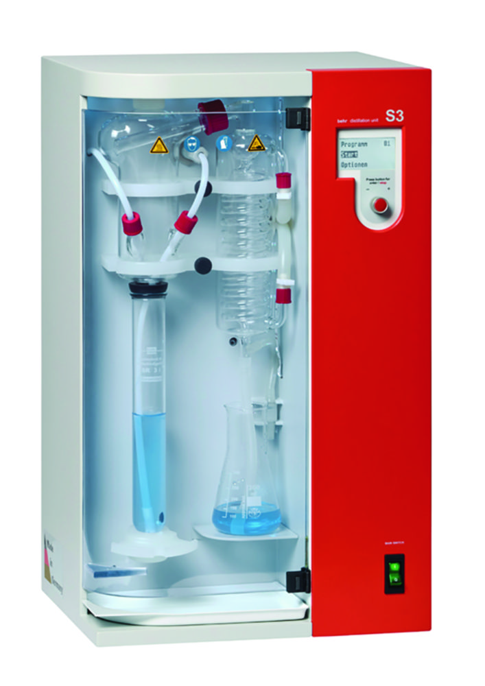 Wasserdampfdestillierer für die Destillation bei der Stickstoffbestimmung nach Kjeldahl