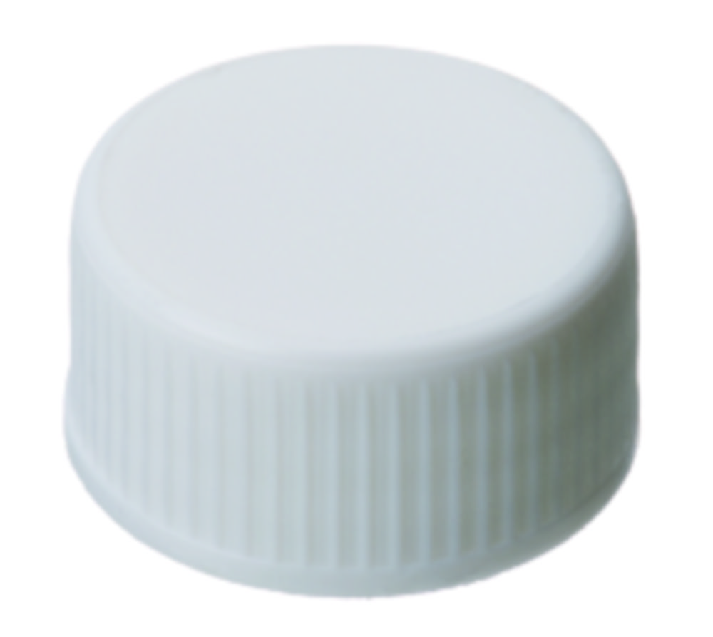 LLG-PP Schraubverschlüsse ND24, Ultrabond | Farbe: weiß, Mit Loch: Nein