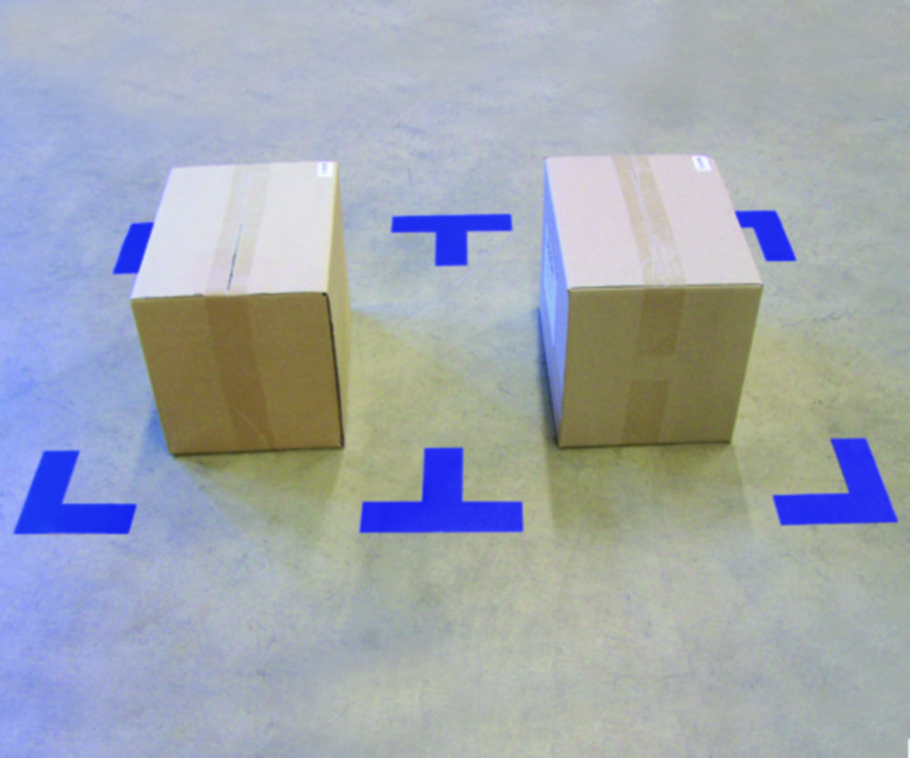 Bodenmarkierungen DuraStripe® Xtreme, abgerundete Ecken