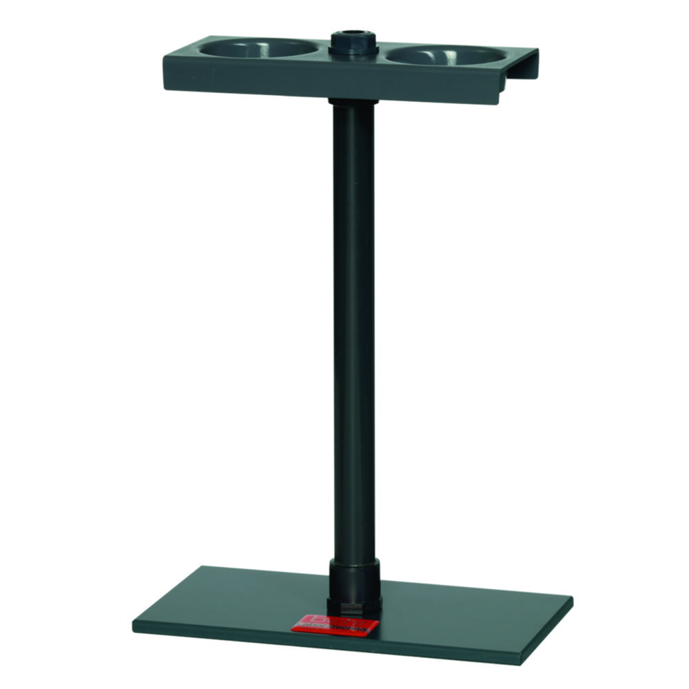 Gestelle für Sedimentiergefäße mit Hahn, PVC | Anzahl Sedimentiergefäße: 2